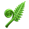 Fern pattern decoration